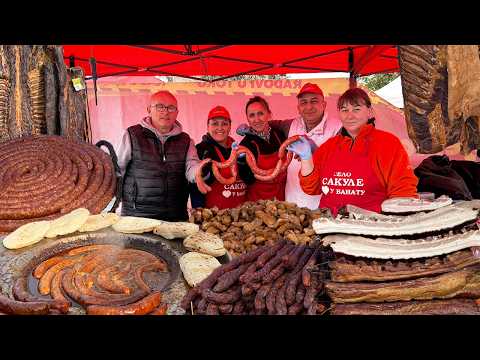 FESTIVAL SERBO DI STREET FOOD E CARNE! Salsicce e pancetta 2026!🔥