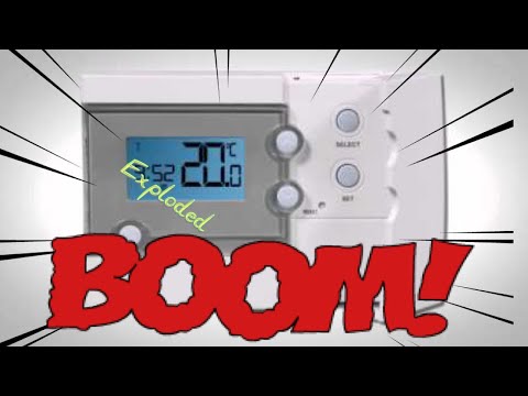 Salus rt500rf wireless room thermostat ....went with a bang