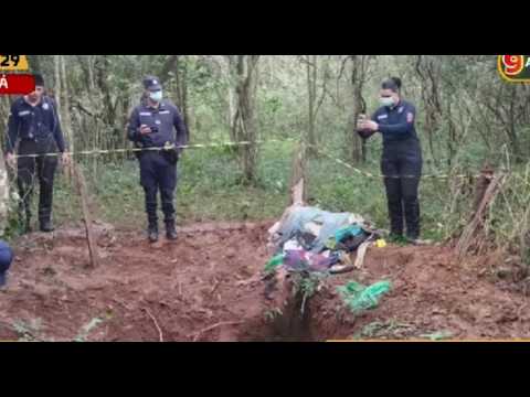 Hallan un cadáver enterrado en una propiedad privada de Guairá