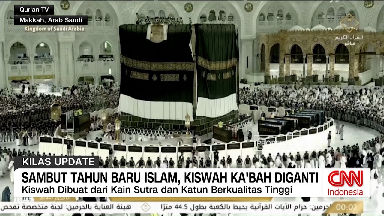 Sambut Tahun Baru Islam, Kiswah Ka'bah Diganti
