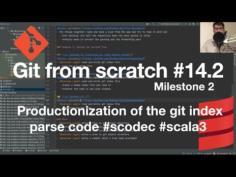 Git from scratch #14.2 - Productionization of the git index parse code #scodec #scala3 (part 2)