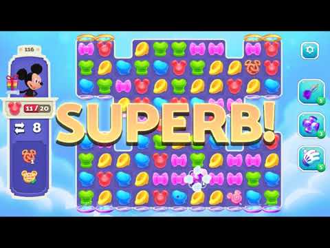 Disney Wonderful Worlds Level 116 - NO BOOSTERS GAMEPLAY 🏰 | SKILLGAMING ✔️