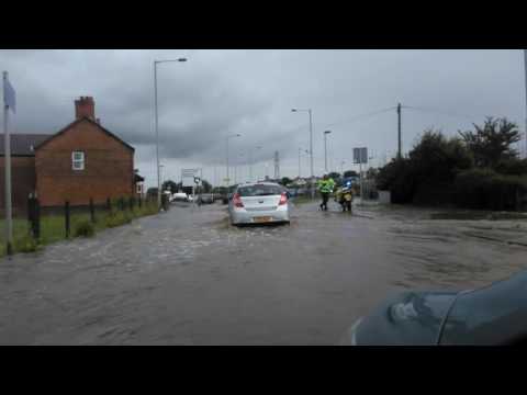 Flooding in Flint north wales