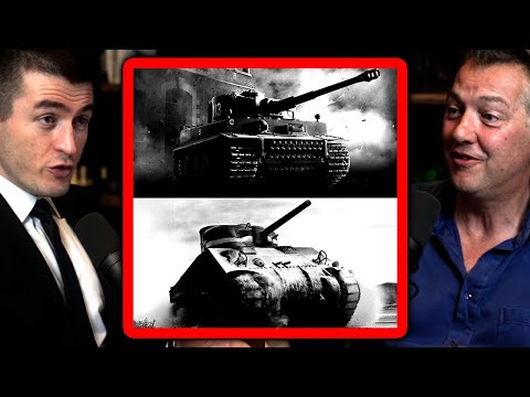 Battle of WW2 tanks: Nazi Tiger I vs American M4 Sherman | James Holland and Lex Fridman
