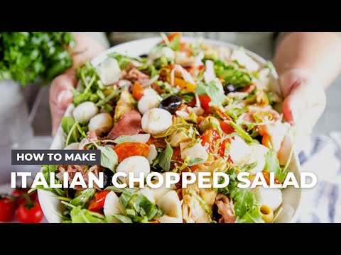 How to Make Low Carb Italian Chopped Salad