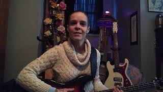 Video thumbnail for Testing my 1964 Höfner 182 short scale bass by Lindsey Rose