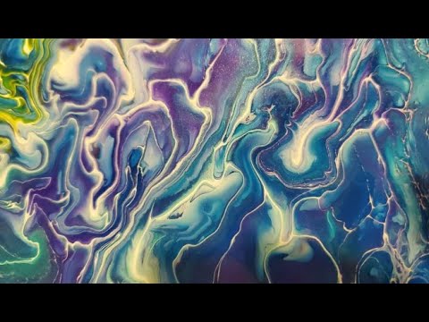 acrylic pouring/paint pouring/fluid art/acrylic pour painting/acrylic painting/sheleeart/swipe