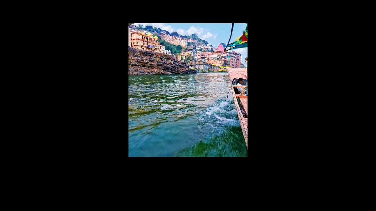Omkareshwar | Boat Ride | Narmada 🔱🕉️ #ytshorts #beautiful #jyotirling #trending #shiv #1million