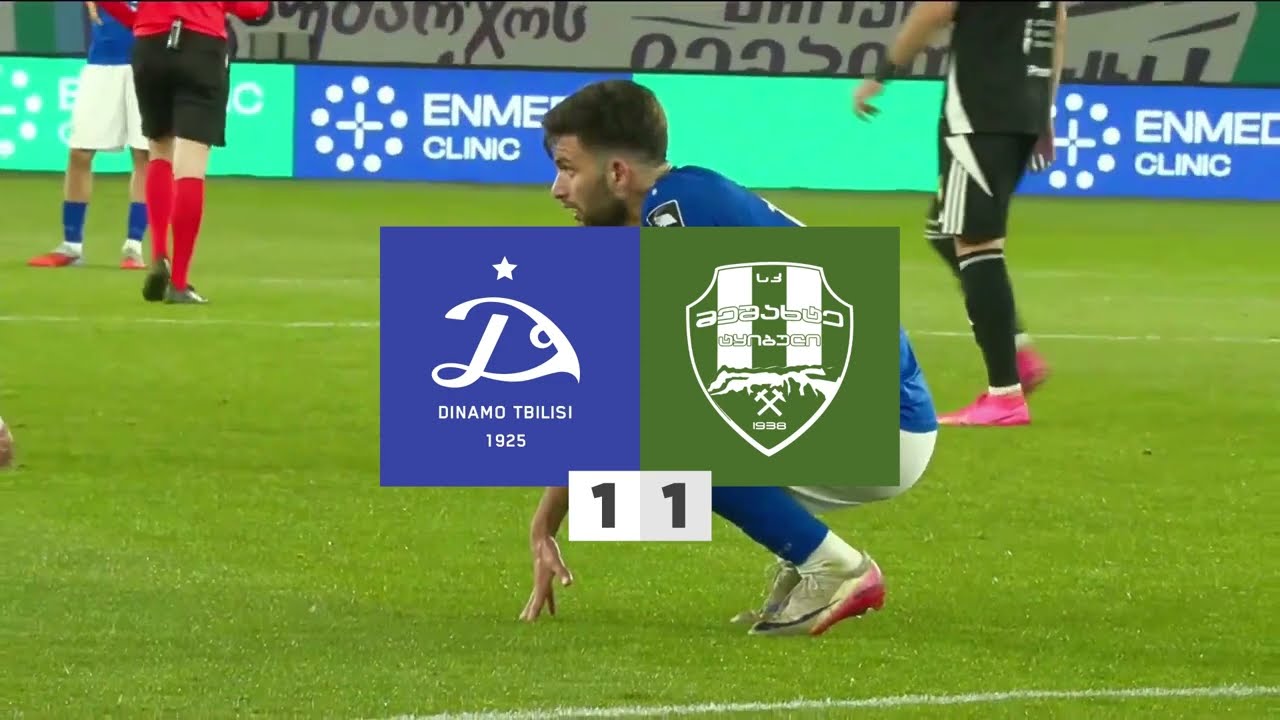 Dinamo Tbilisi vs Meshakhte Tkibuli Highlights
