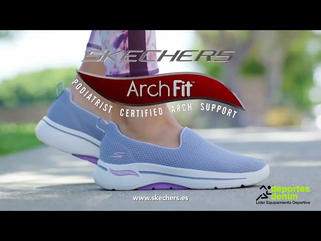 Vídeo relacionado con Skechers Snoop One OG - Tenis de Piel para Mujer, Malla de Cuero Negro con Ribete en Oro Rosa, 39 EU