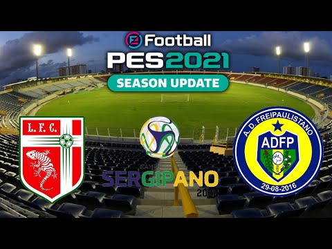 LAGARTO X FREI PAULISTANO - CAMPEONATO SERGIPANO - 2ª RODADA 27/01/22 [PES 2021]