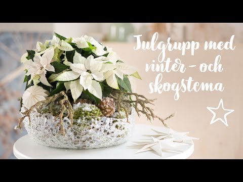 DIY: Julgrupp med vinter- och skogstema