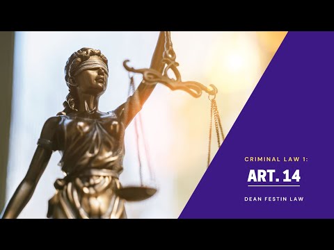 CRIMINAL LAW 1: ART.14