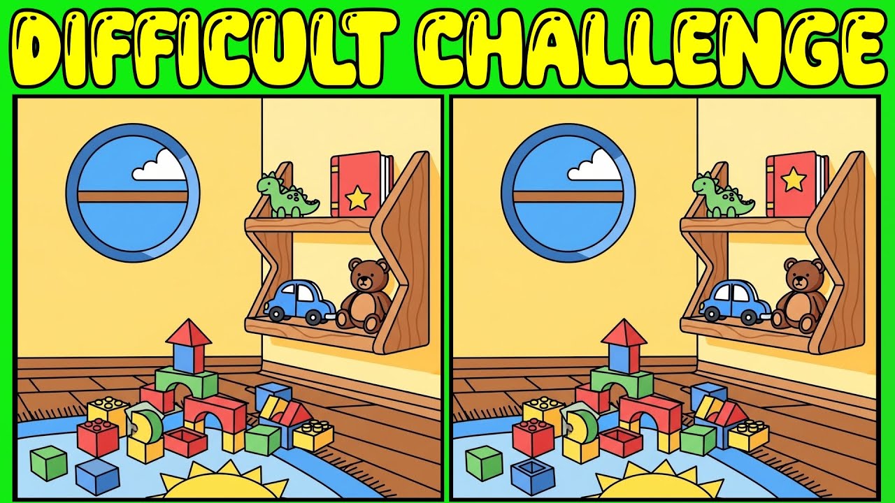 Only 1% of People Over 60 Can Find All 3 Differences in 90 Seconds 🏆 | Brain Age