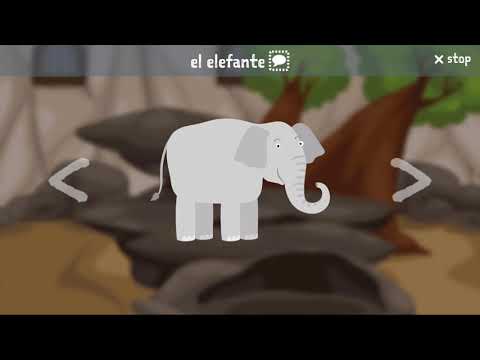 Aprender español para niños - vista previa de la aplicación