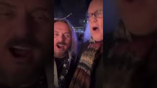 Happy New year 2024 | Rickey Medlock and Johnny van zant #alwayslookup #lynyrdskynyrd #freebird