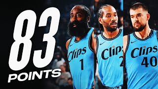 James Harden - Kawhi Leonard - Ivica Zubac - Los Angeles Clippers