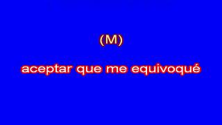 ME DECLARO CULPABLE karaoke - María J.  y Mijares - JM Digital