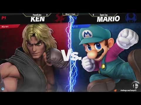 Tempo 43 - Spam Cop (Mario) Vs. PoundCake (Snake, Ken) - Winner's Finals - Smash Ultimate