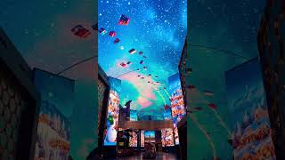 韓国仁川のインスパイアリゾートの大迫力モニターがクリスマス仕様に🎄🎅💕 #christmas #韓国旅行 #韓国 #インスパイアリゾート #カジノ #仁川