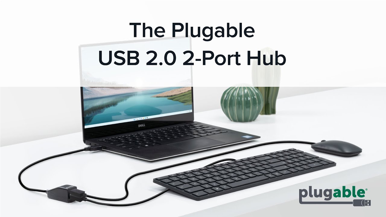 The Plugable USB 2.0 2-Port Hub