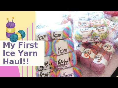 My First Ice Yarns Haul!! What Did I Get???