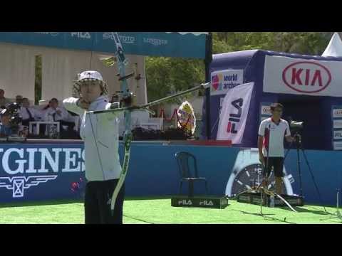 Ren Hayakawa v Joo Hyun Jung – recurve women's bronze | Antalya 2014 Archery World Cup S3