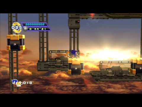 Sonic 4 Episode 2 (PS3) Zone 4 Sky Fortress