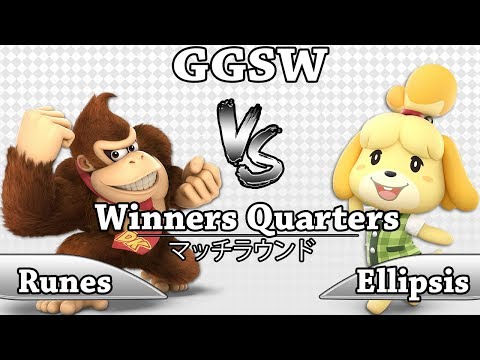 GGSW 119 - Runes (Donkey Kong) Vs Ellipsis (Isabelle) Smash Ultimate Winners Quarters