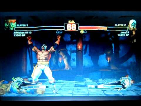 JIROchan 0110 [Blanka] vs zeny53 [El Fuerte] Japanese Online Ranked Matches