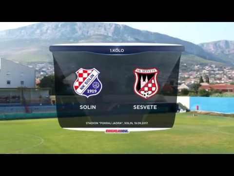 HNTV sažetak: SOLIN vs SESVETE 4:2 (1. kolo, Druga liga 17./18.)