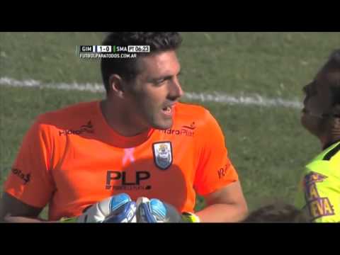 Gol de Vera. Gimnasia LP 1 - San Martín SJ 1. Liguilla Pre Sudamericana 2015. FPT