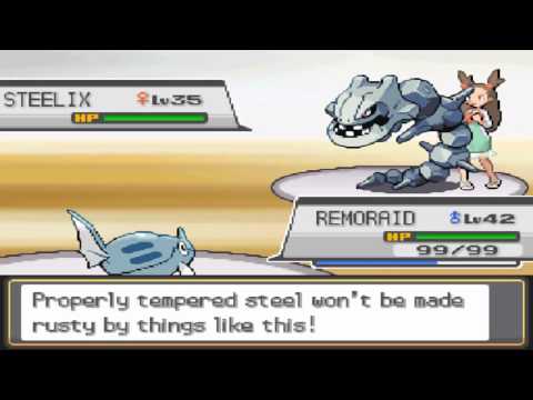 Pokemon Soul Silver Remoraid Solo Run #12 - Jasmine