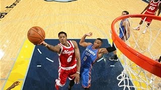 Russell Westbrook - Oklahoma City Thunder - Mario Chalmers - Memphis Grizzlies