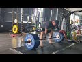 Sumo Deadlift 180kgx5reps