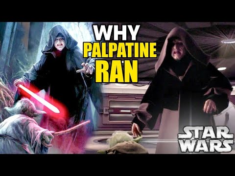 Why Sidious Tried to Run From Yoda In Revenge of the Sith