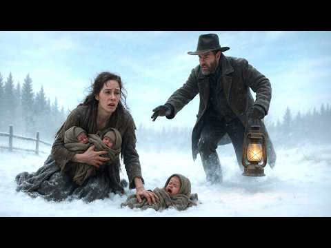 Schwiegervater ließ sie mit Drillingen im Schneesturm sterben – bis ein verwitweter Rancher sagte:..