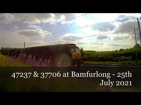 47237 & 37706 at Bamfurlong - 25th July 2021