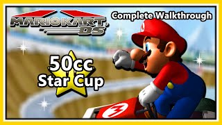 Mario Kart DS - Complete Walkthrough | 50cc Star Cup