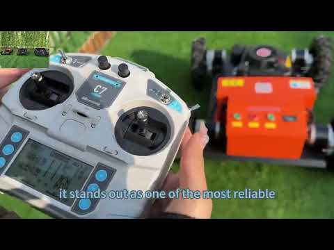 zdalnie sterowany podkaszarka gąsienicowa wyprodukowana przez Vigorun Tech