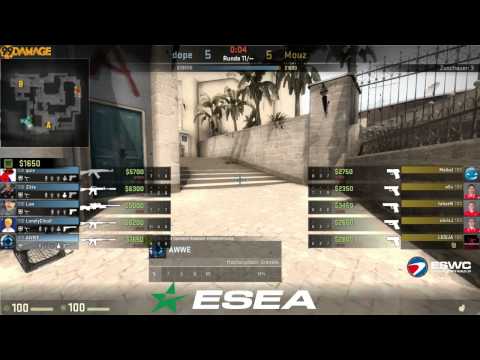 mousesports vs. dope | Viertelfinale, ESWC 2014 EU Qualifier | (de_mirage) Map 2 Part 1