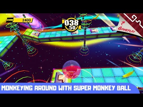 Having a ball with the Super Monkey Ball Banana Blitz HD demo