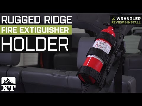 Jeep Wrangler Rugged Ridge Fire Extinguisher Holder (1987-2018 YJ, TJ, JK & JL) Review & Install
