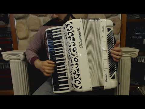 OTTMMUS120EI - Ebony and Ivory Ottavianelli Piano Accordion Musette LMMM 41 120 $4999