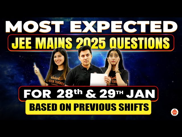 Key Insights for JEE Mains 2025: Most Important Questions and Topics ...