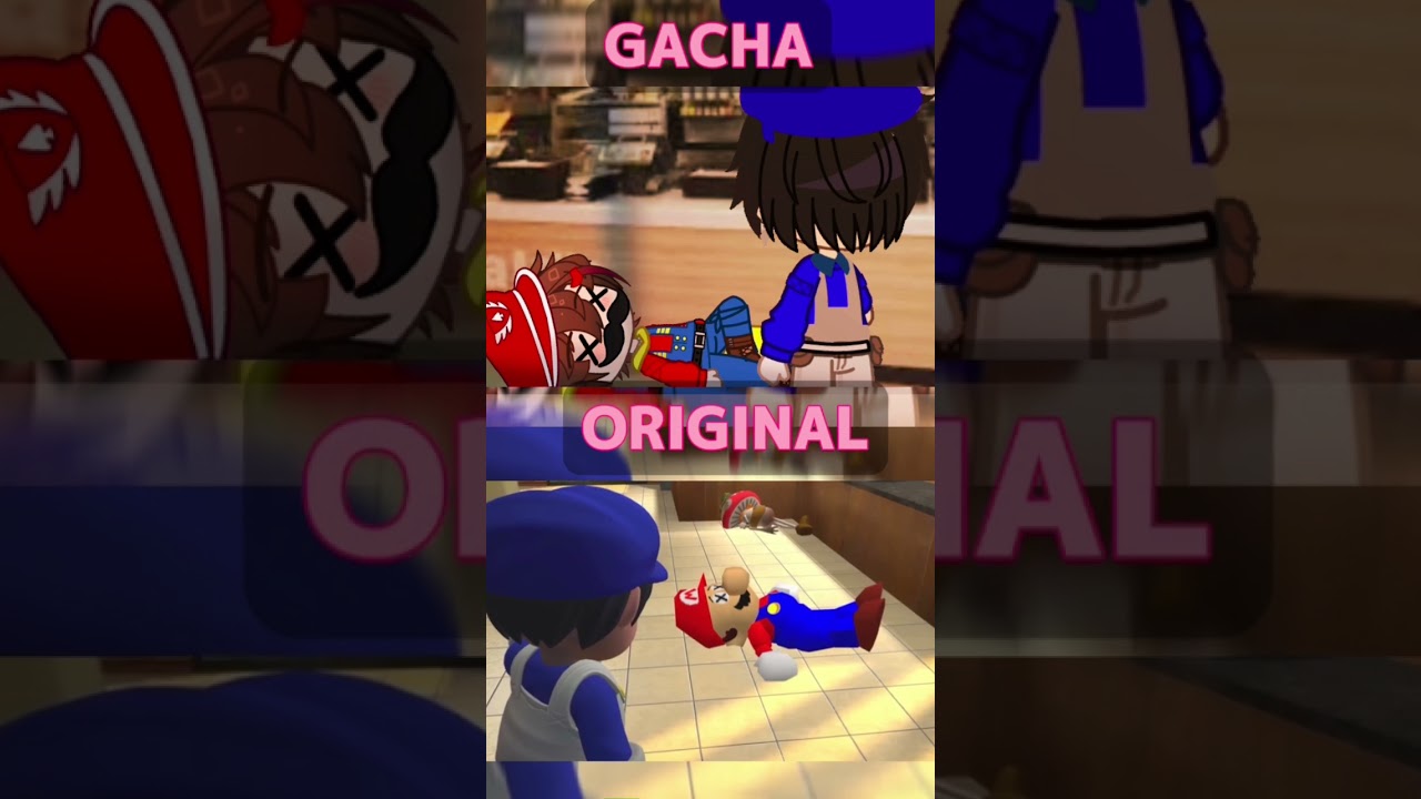 Original VS Gacha #gacha #gachaclub #gachalife #meme #tweening #smg4 #smg4mario #viral