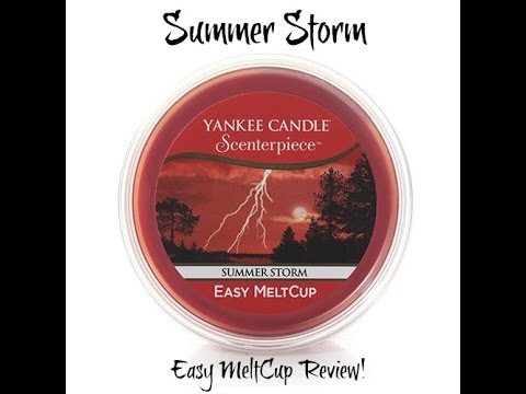 Yankee Candle Summer Storm Easy MeltCup Review!
