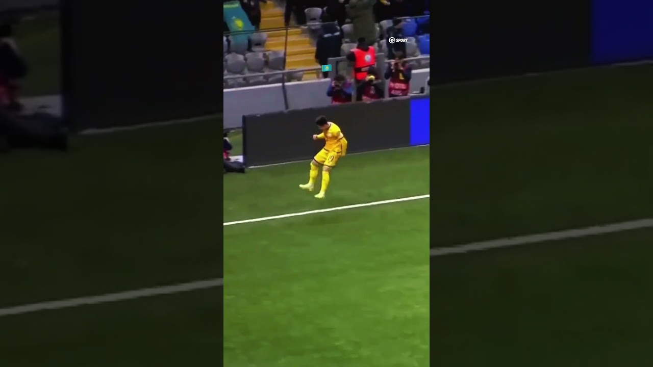 Рекордный гол Сатпаева против Бельгии #футбол #казахстан