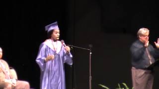 Daniel singing &quot;Flying Without Wings&quot; at his 2012 Highschool Graduation (Ruben Studdard)