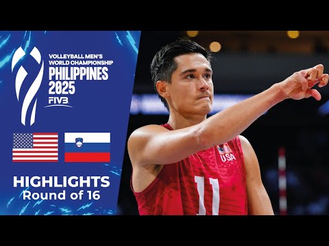 🇺🇸 USA vs 🇸🇮 SLOVENIA | Highlights | Men’s Volleyball World Championship 2025 🏐🔥 [4K]